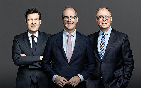 Leitungsteam der Praxisgruppe Immobilienwirtschaftsrecht Aulinger Hauptmann Hoss Krenzer